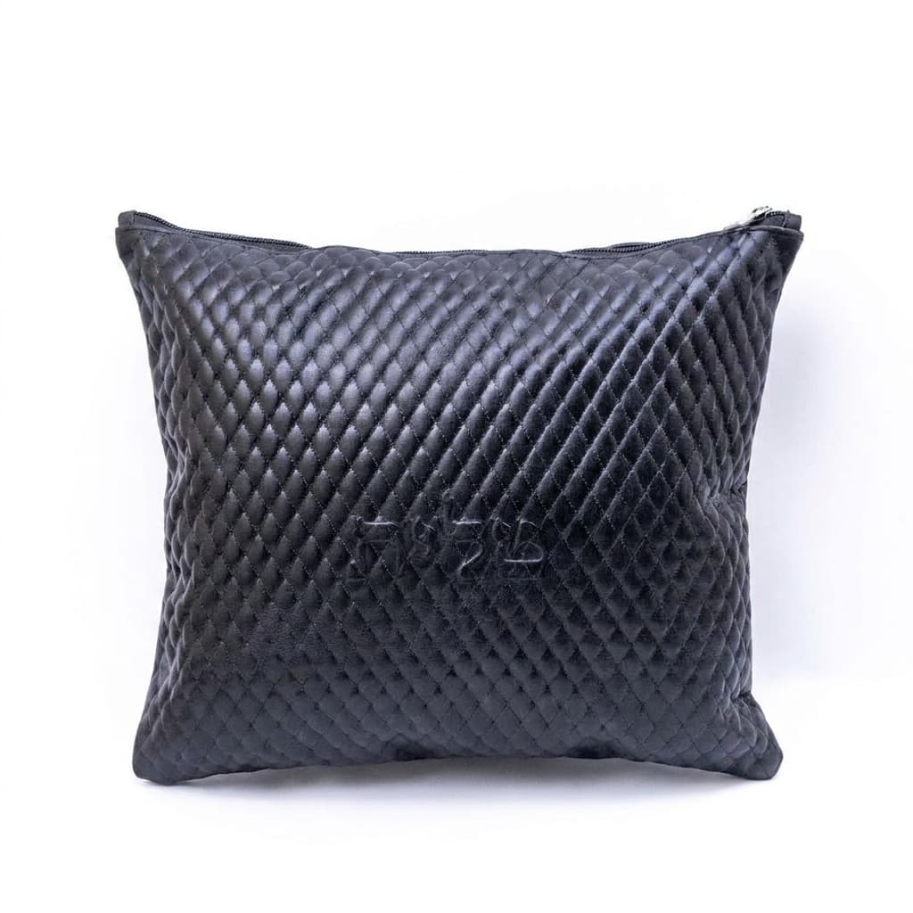 תיק לטלית ותפילין Textured מעור מטלאסה שחור B05, photo 1