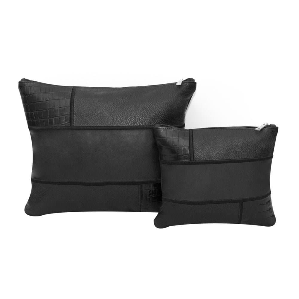 Juego de bolsas para talit y tefilín Premium en cuero croco C19, photo 1