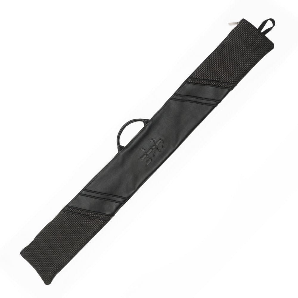 Black Smooth and Braided Leather Lulav Cover LC13, photo 1