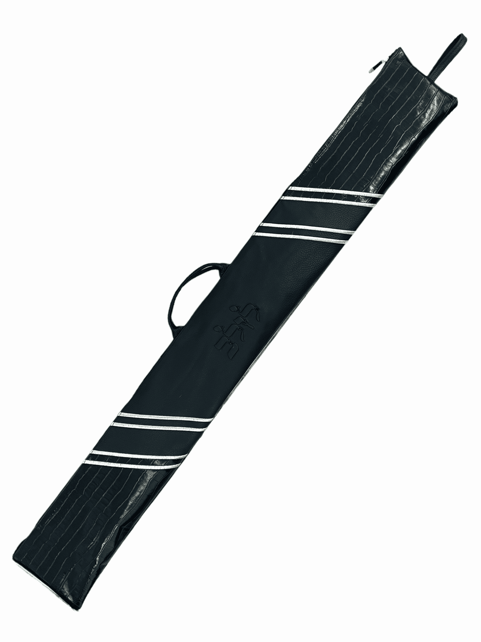 Black Grained and Croco Leather Lulav Cover LC14, photo 1