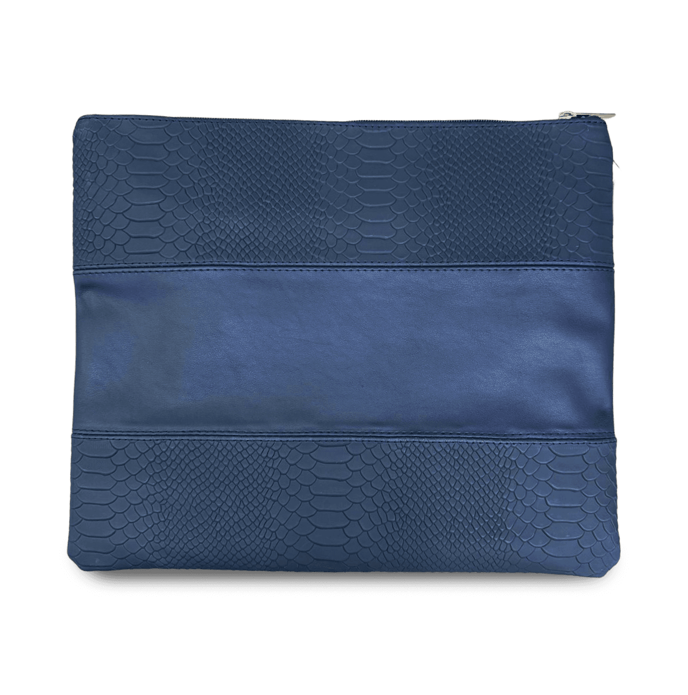 Bolsa para talit y tefilín Classic azul de cuero y serpiente A36, photo 1